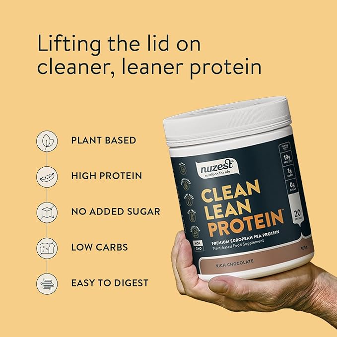 Nuzest - Pea Protein Powder - 20 Servings, 1.1 lb