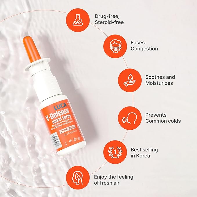 Nasal Spray, Protection from Airborne Viruses 0.67 Ounces,