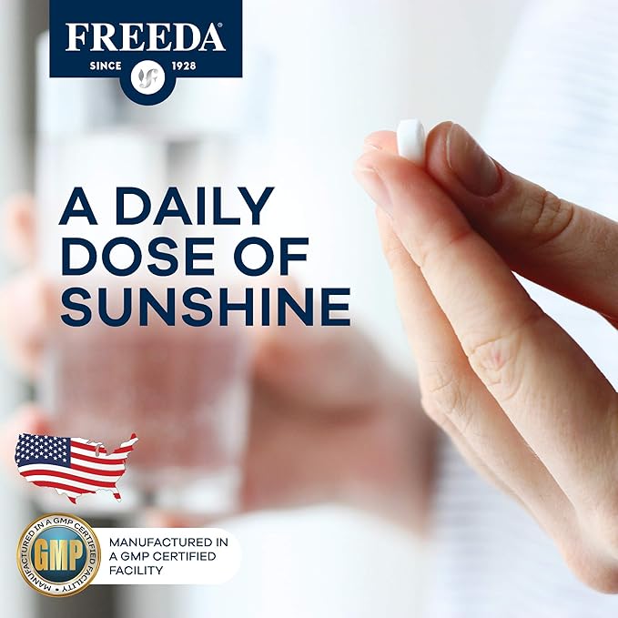 FREEDA Vitamin D3-3000 IU 100 Tiny
