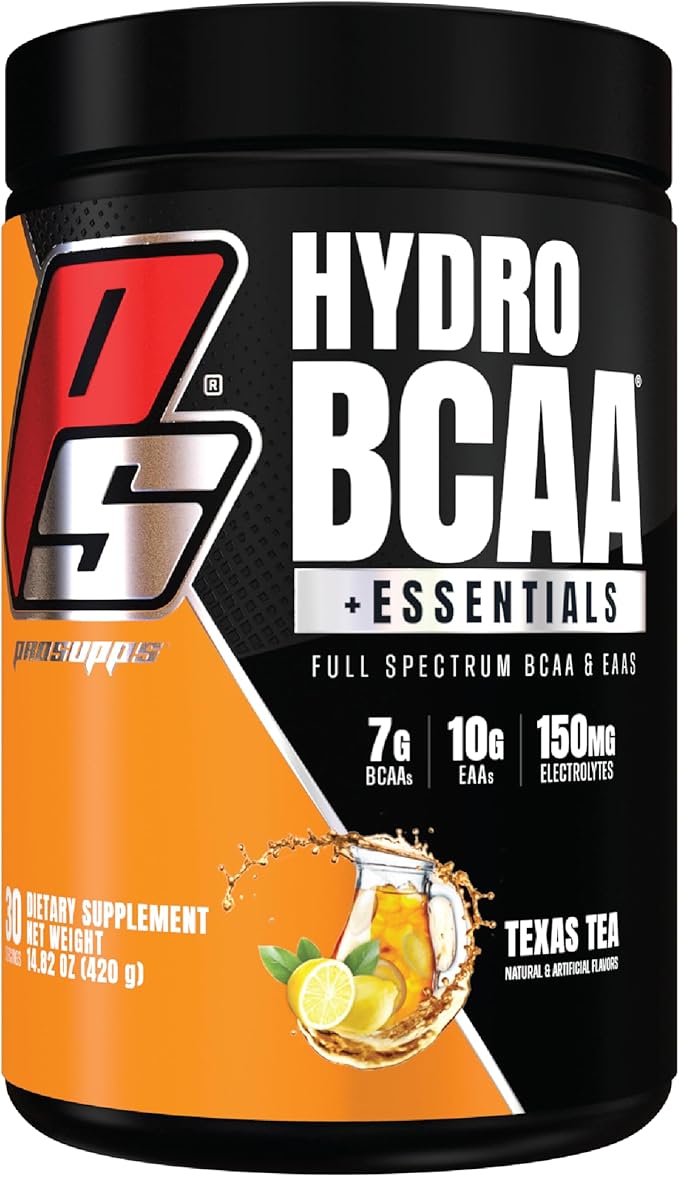 PROSUPPS® HydroBCAA® BCAA/EAA Full Spectrum Matrix, 7g BCAAs, 3g EAAS, 0g Sugar, 0g Carbs, (30 Servings,