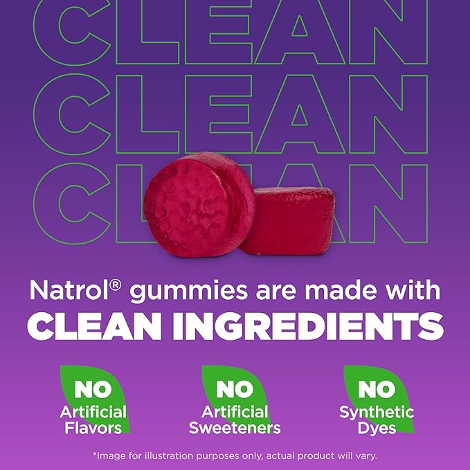 Natrol MelatoninMax Sleep Aid Gummy, 10mg 10mg, 80 80 Blueberry