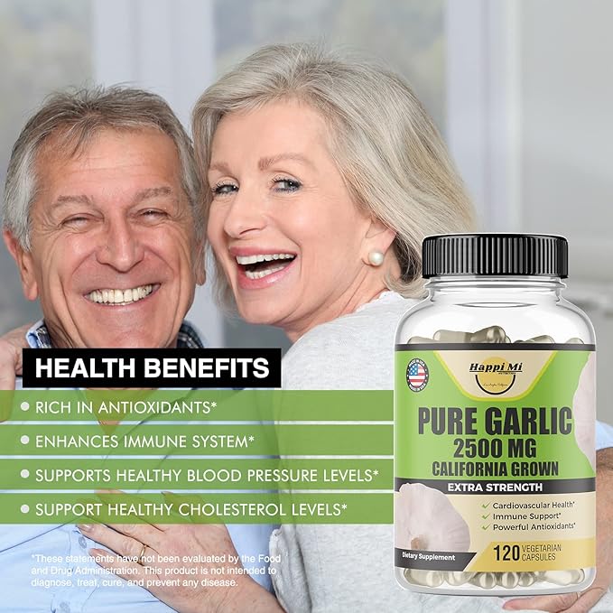 Garlic Capsules 2500mg 40 Day