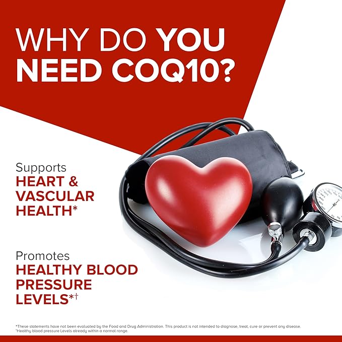 Qunol CoQ10 100mg Softgels, Ultra CoQ10 100mg, 3x 3x Better Q10 Vitamins 4 Month 120 Count