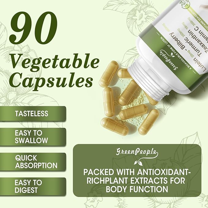 Eye Formulas Lutein 20 mg 90 Capsules, 45 Day