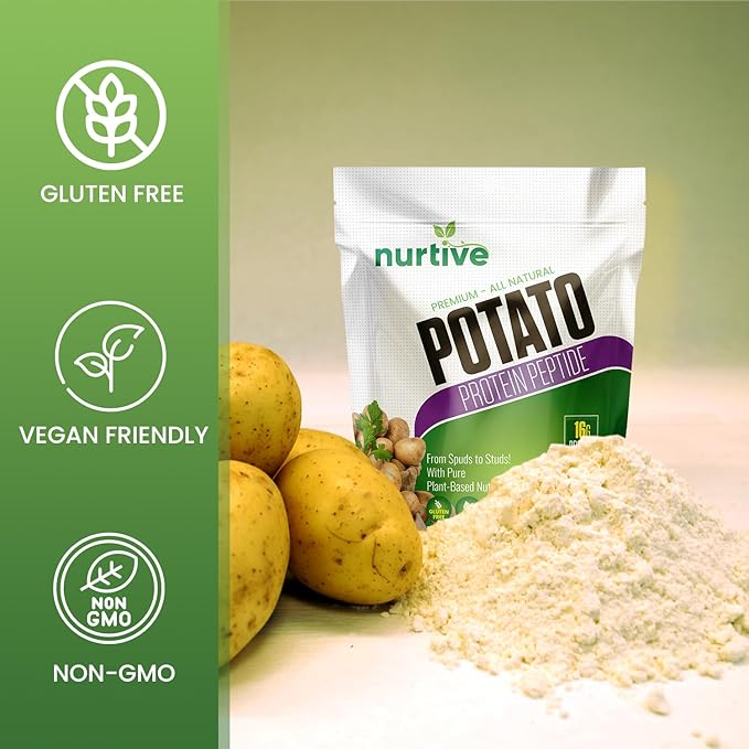 Potato Protein Peptide Powder 26 Servings (16 oz 454g)