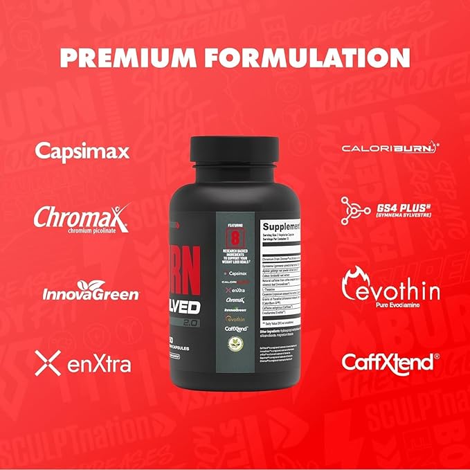 Sculpt Nation by V Shred Burn Evolved 2.0 and Collagen Peptides Powder Bundle