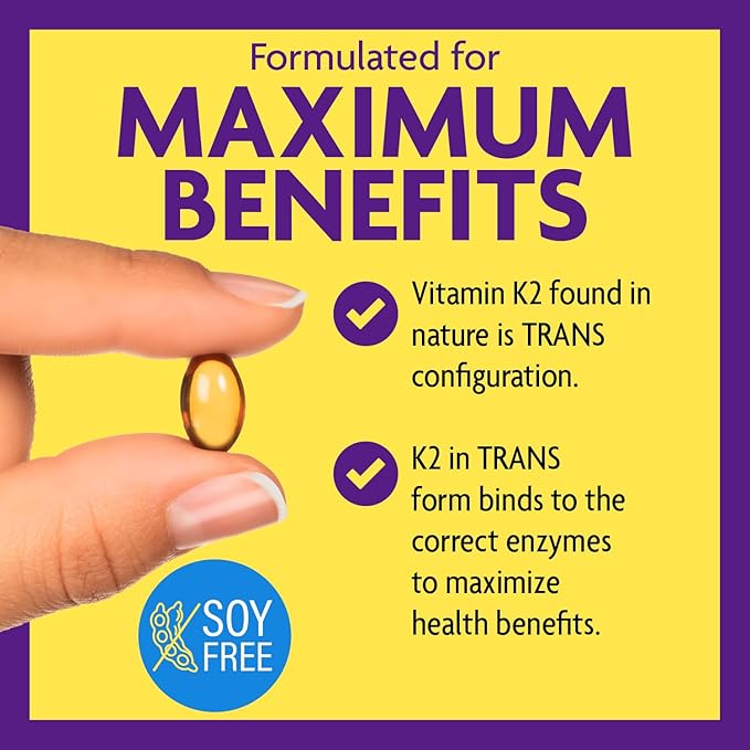 InnovixLabs Vitamin D3 K2-5000 IU Vitamin D3 plus 600 mcg K2 MK4 MK4 and MK7 for 3rd Party 60 Softgels