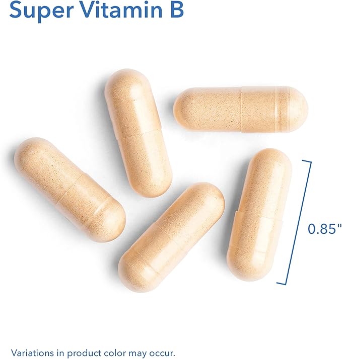 Allergy Research Group Super Vitamin B Complex B12, Vitamin B6, Vegetarian 120 Count