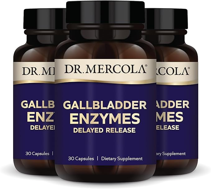 Dr. Mercola Gallbladder Enzymes Delayed Release, 90 Servings (90 Capsules),