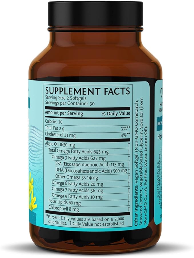 Sunwarrior Vegan Omega 3 DHA & (60 Count)