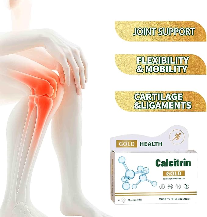 Calcitrin Gold Dietary Supplement, Mobility Reinforcement, 120 Tablets (2 Pack)