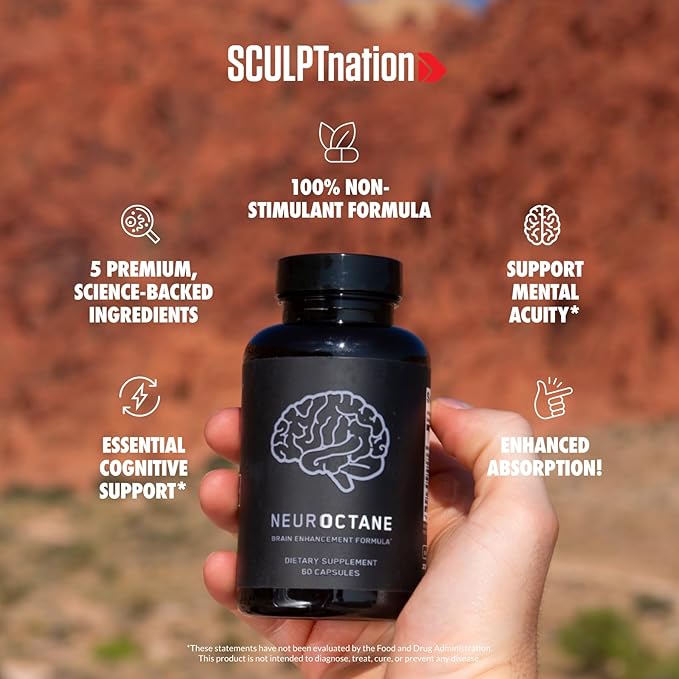 Sculpt Nation by V Shred Burn Evolved 2.0 and Neuroctane Brain Supplement Bundle