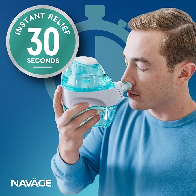 Navage Nasal Care Starter Bundle Nose 20 SaltPods, 10 SaltPods