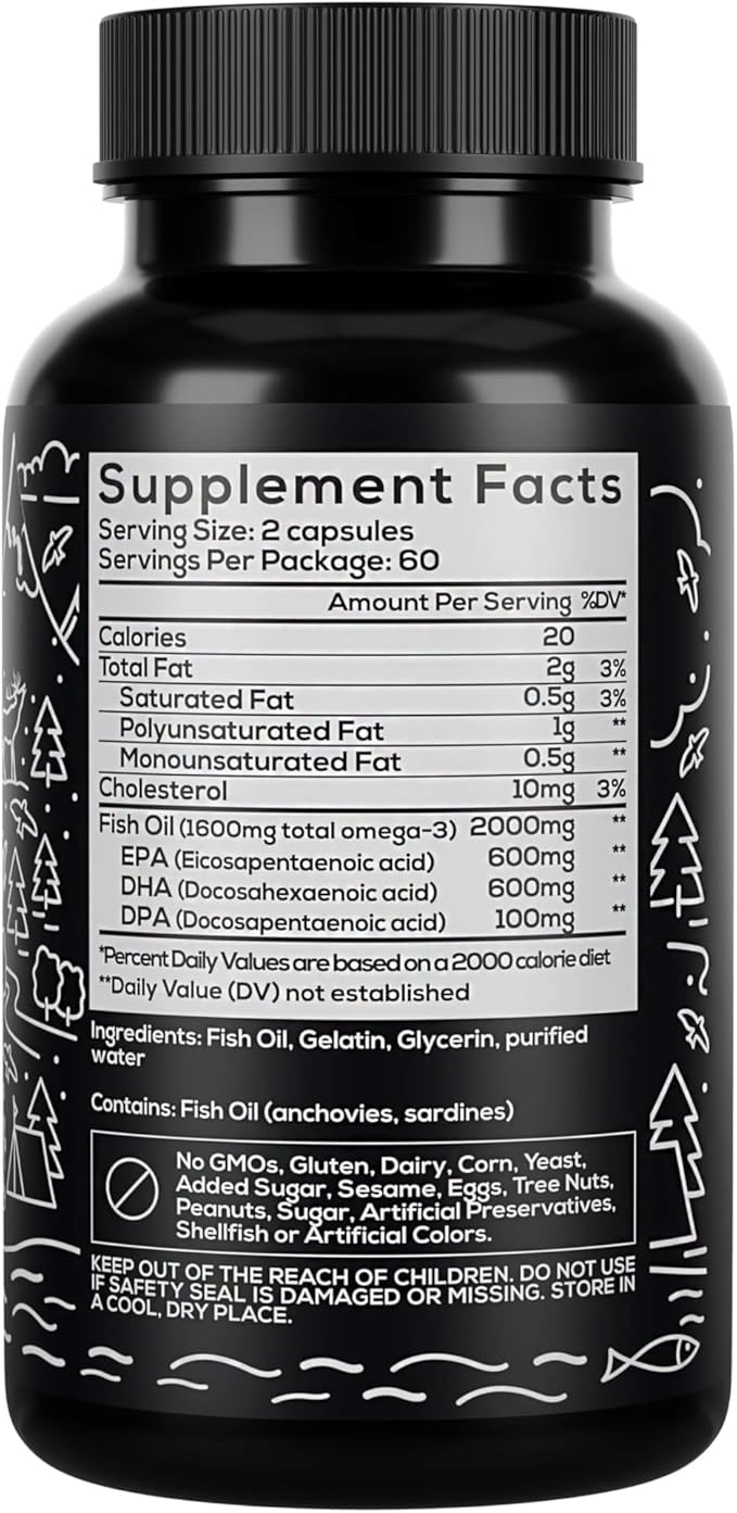 Wild Foods Omega 3 Fish Oil 120 Capsules (1 pk)