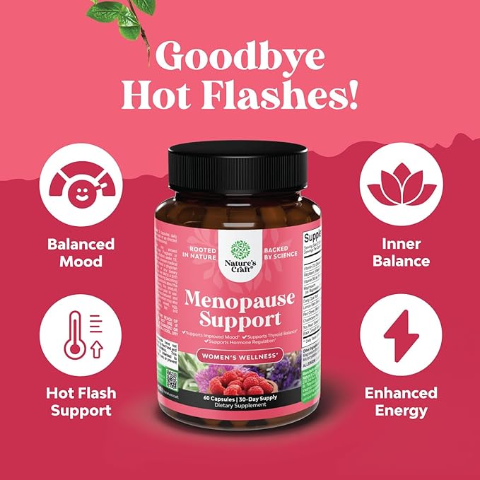 Complete Herbal Menopause Supplement for Women 30 Servings