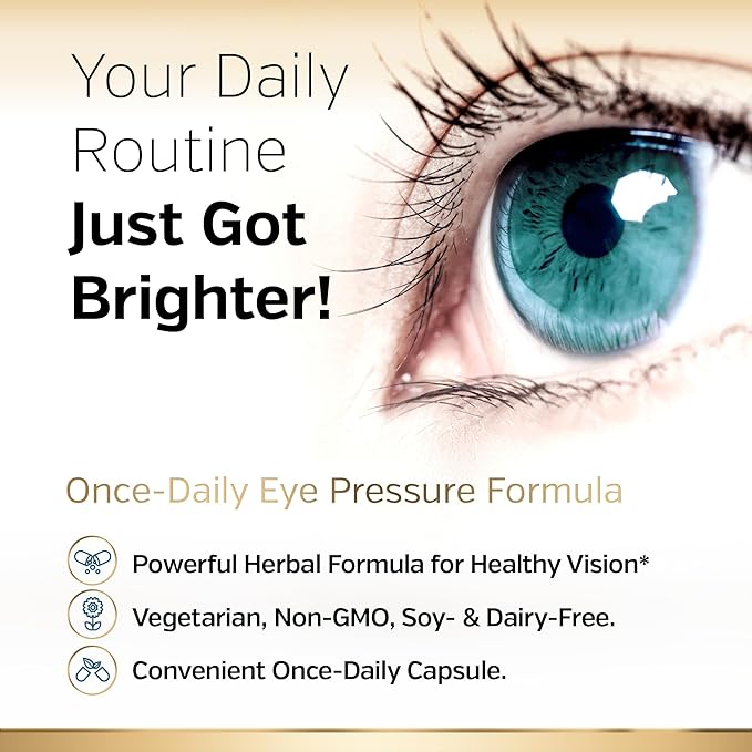 Premium Eye Pressure Support Supplement 30 Count