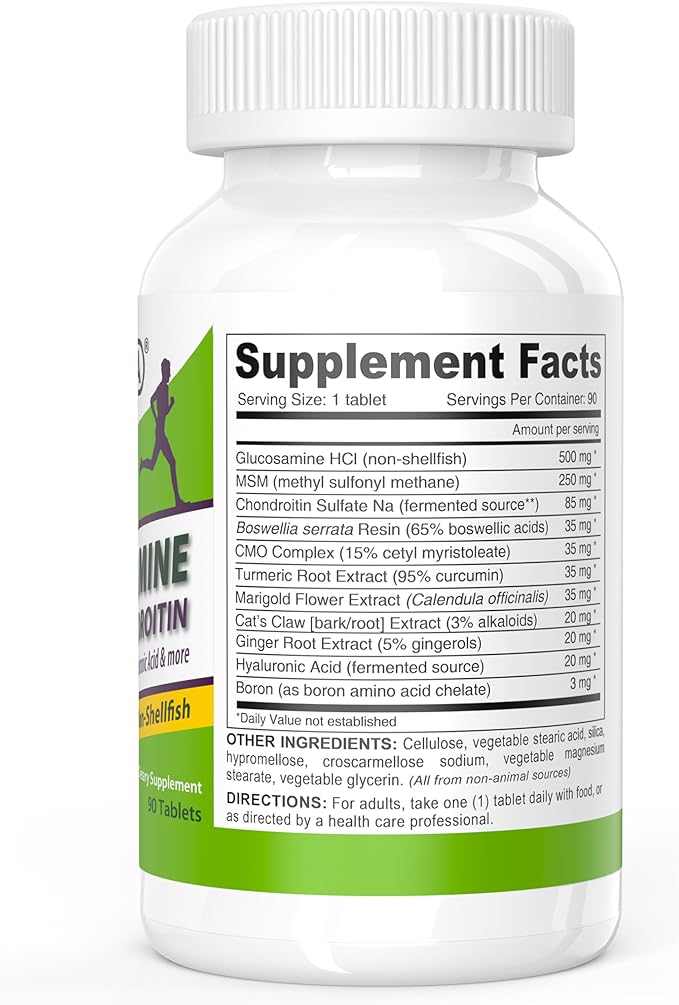 DEVA Vegan Glucosamine MSM & Chondroitin 90 Tablets 2)