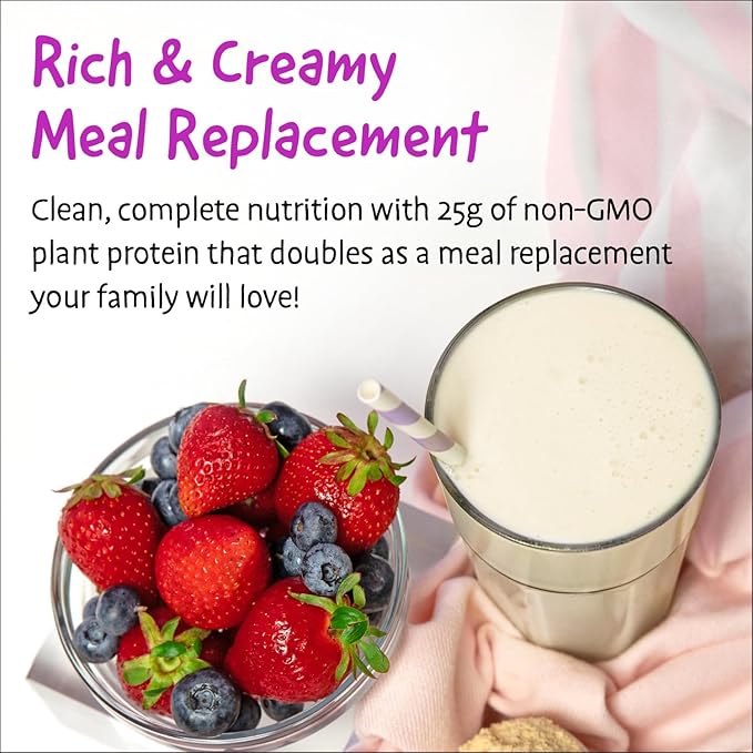 Naturade Plant-Based Weight Loss Shake, 25g 6g Dietary 18 Servings