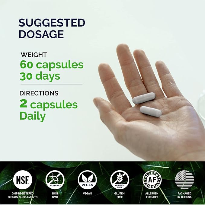 Elderberry Capsules with Panax Ginseng 6-in1 Herbal 60 Capsules