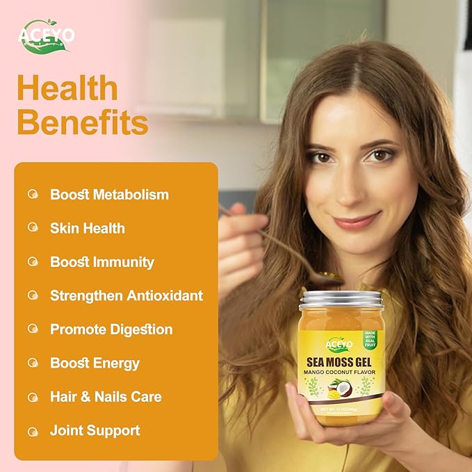 (12 OZ) Irish Sea Moss Gel 102 Vitamins