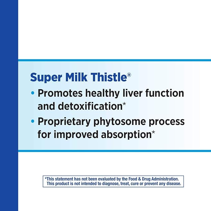 Nature's Way Super Milk Thistle 120 Capsules 2)