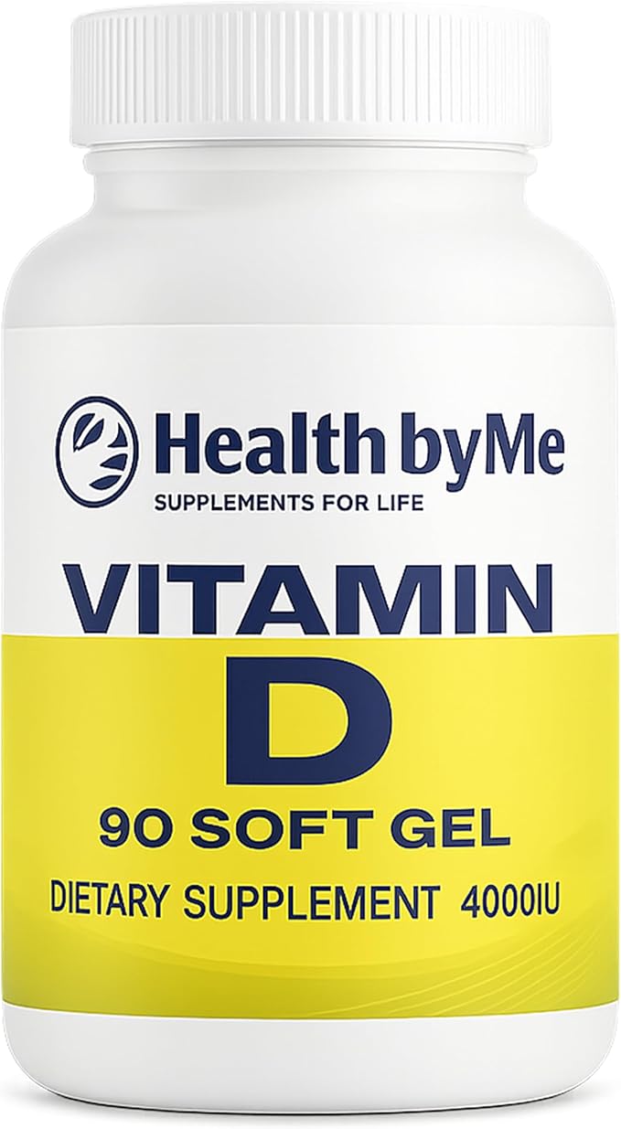 Vitamin D3 4000 IU Softgels | 90 Counts | High Potency Vitamin D Supplement for Immune Support, Bone Strength, Muscle Function & Positive Mood Balance