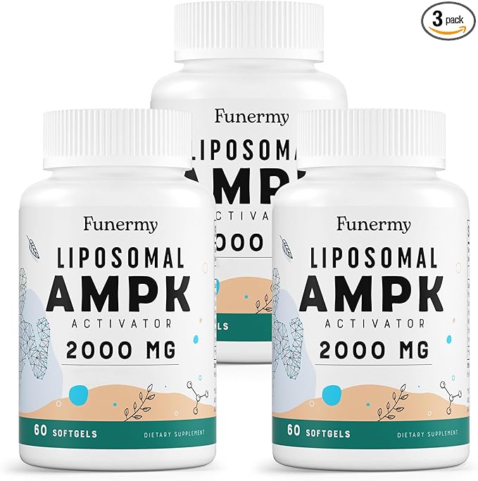 Liposomal AMPK Activator 2000 mg 6-in-1 AMPK 180 Softgels