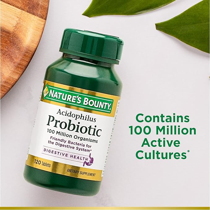 Nature's Bounty Acidophilus Probiotic, Daily Probiotic 100 Count 2)