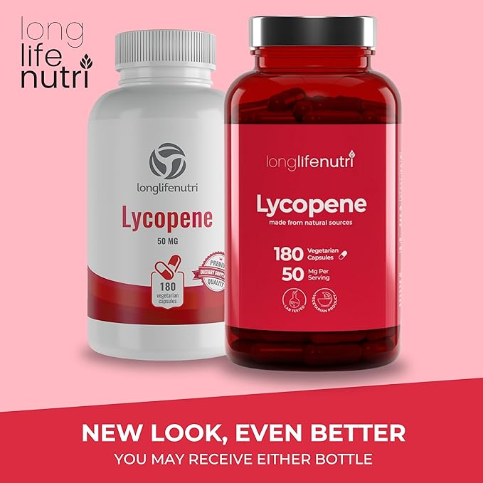 Lycopene 50mg 180 Vegetarian Capsules