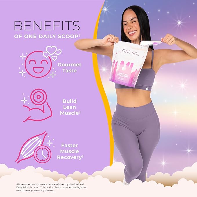 One Sol Protein Powder, Lean & 100% Plant-Based