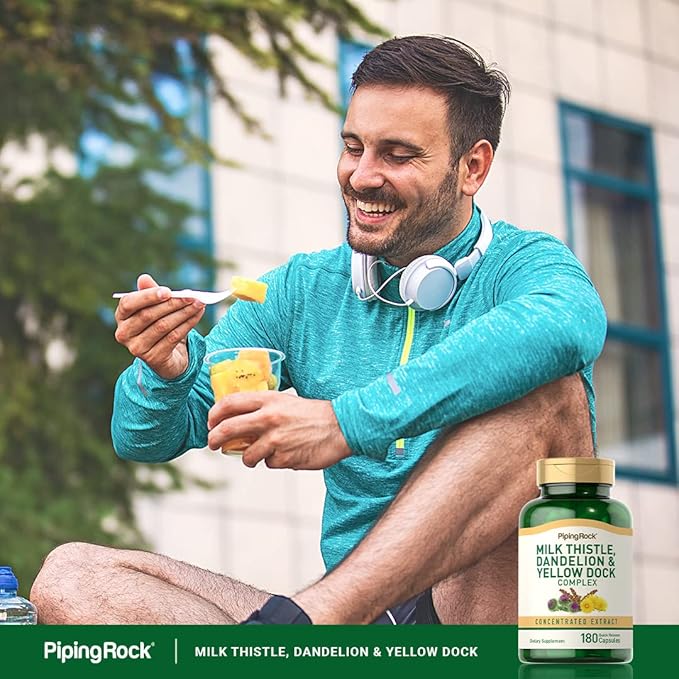 Piping Rock Milk Thistle, Dandelion & 180 Capsules