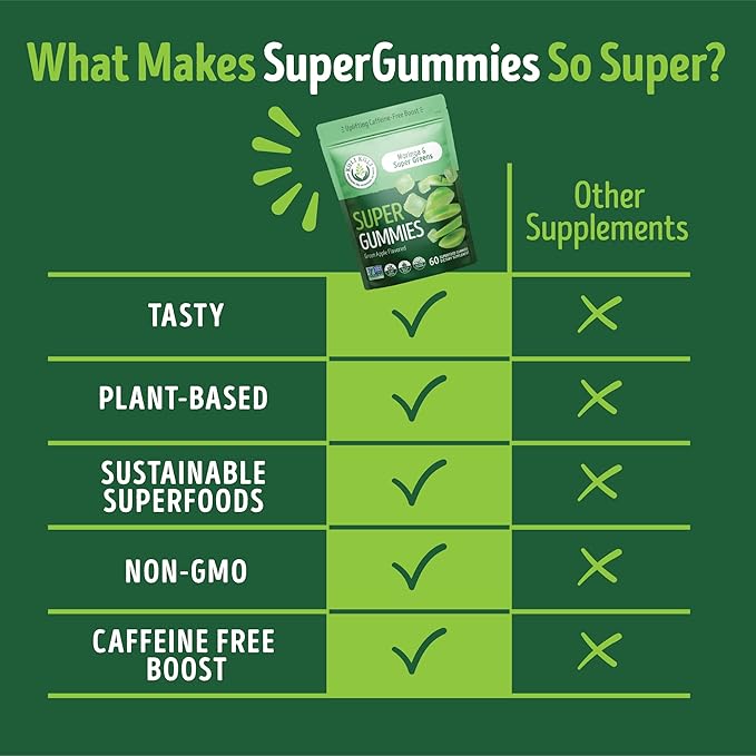 Kuli Kuli Super Energy Gummies 60 Non-GMO,