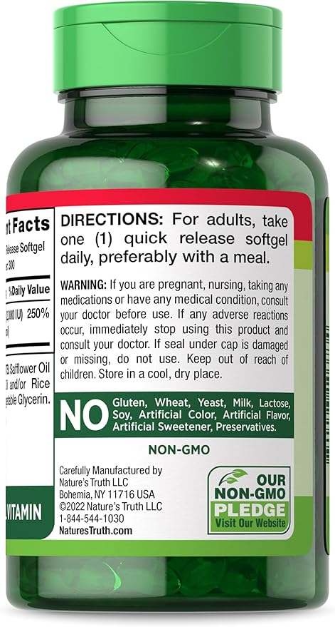 Vitamin D3 2000 IU 300 Softgels
