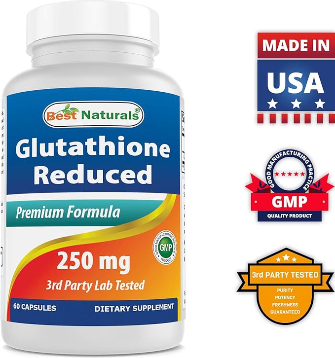 Best Naturals L-Glutathione 250 mg 60