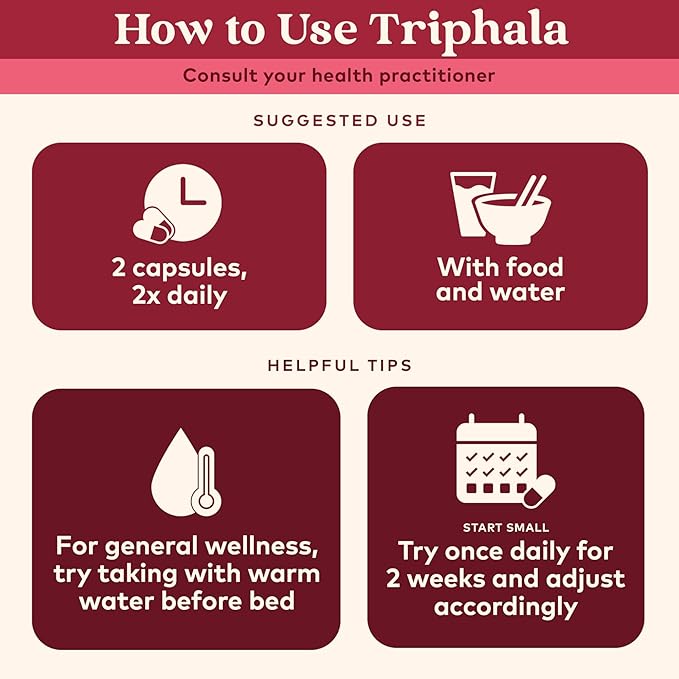 ORGANIC INDIA Triphala Capsules Organic 90 Capsules