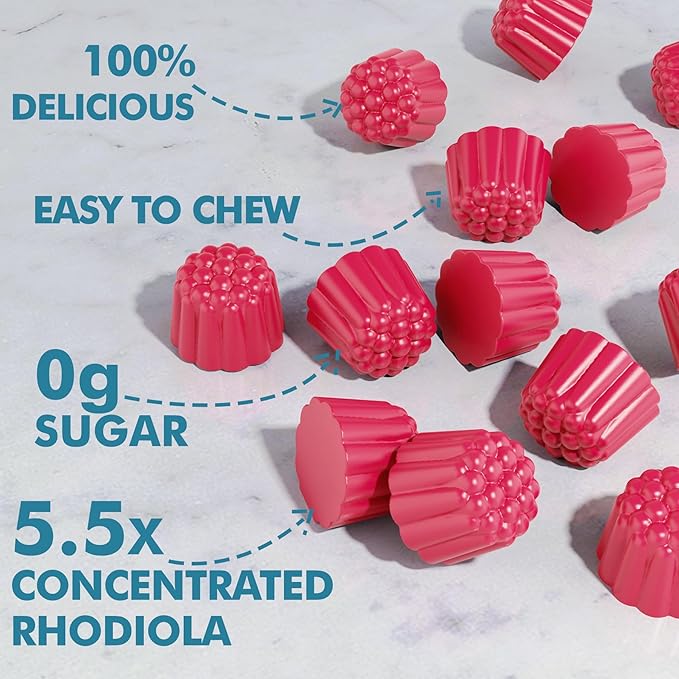 Sugar Free Calm Mood Support Rhodiola 500 mg 2Packs