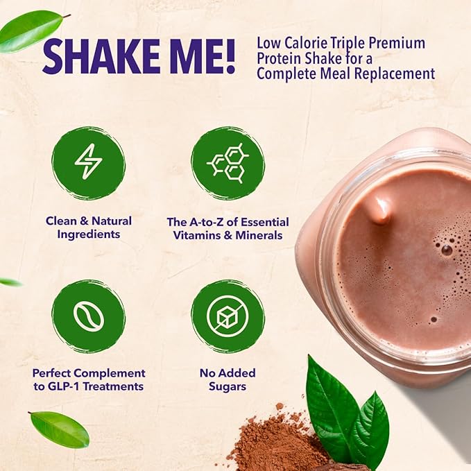 VIVRI 10-Day Challenge | Chocolate | Complete Nutrition System for Weight Loss, Full-Body Health & Energy | 20 Meals with Premium Triple Protein, Coffee Alternative & Gut Cleanse | With Shaker