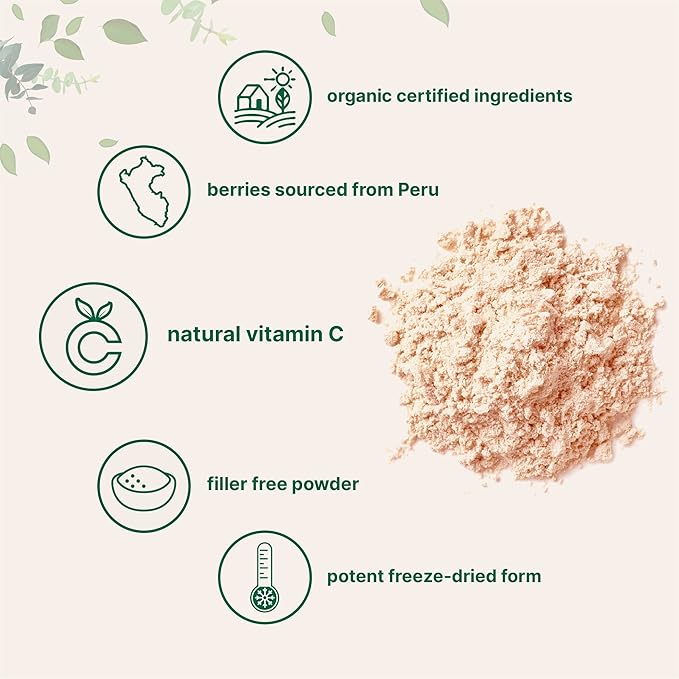 Organic Camu Camu Powder, 12 oz