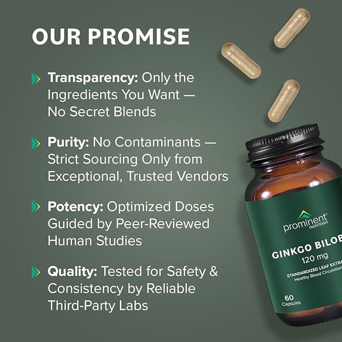 Ginkgo Biloba 120mg 60 Day