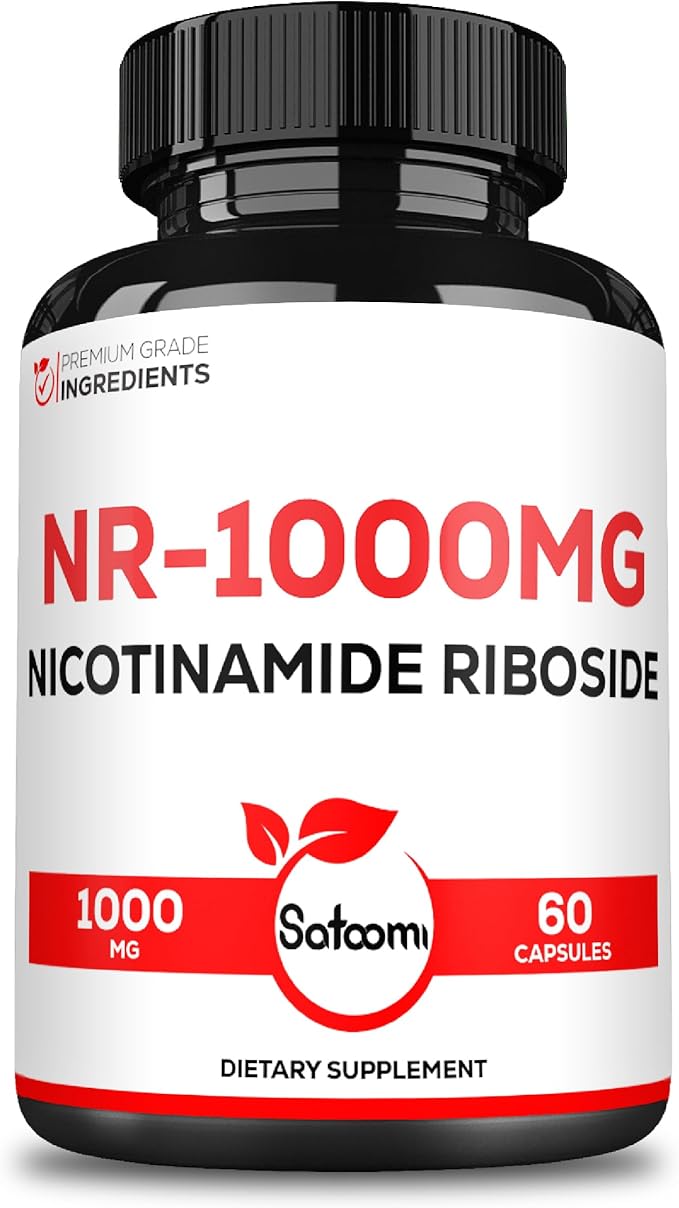1000mg NAD Supplement with Nicotinamide Riboside NR - Cellular Support, Aging Health, Overall Wellness - 60 Count Supply for 30 Days