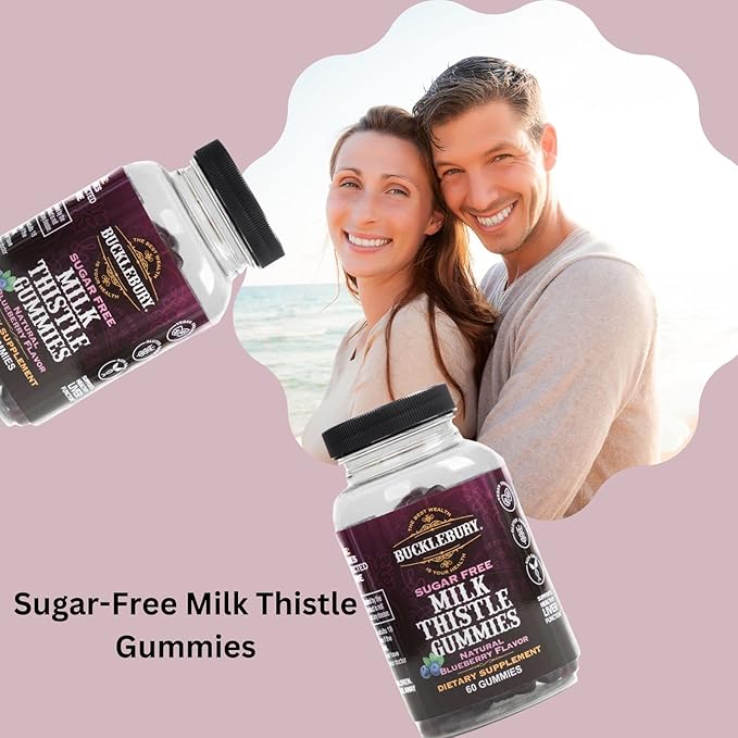 Sugar-Free Milk Thistle Gummies 1,000mg 60 Gummies