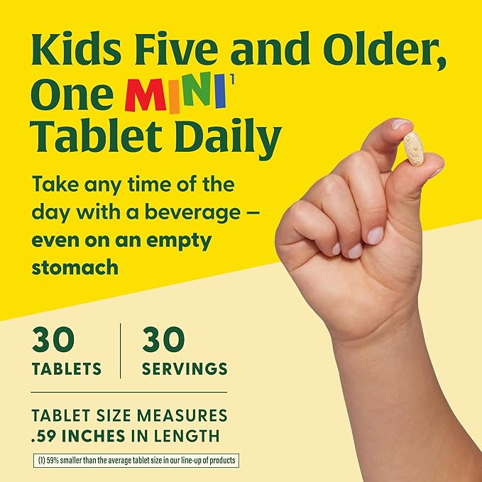 MegaFood Kids B Complex 8 B B6, Vitamin B12, Folate, 30 Mini