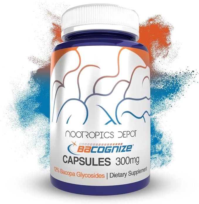 Nootropics Depot BaCognize Bacopa Monnieri 300mg (120 Count)