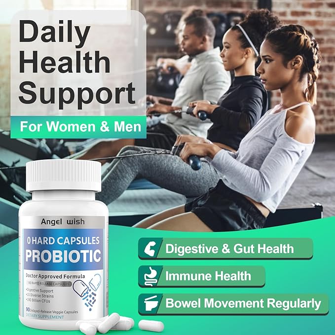 Prebiotics-Probiotics Women-Men 90Count-Capsules 180 Billion