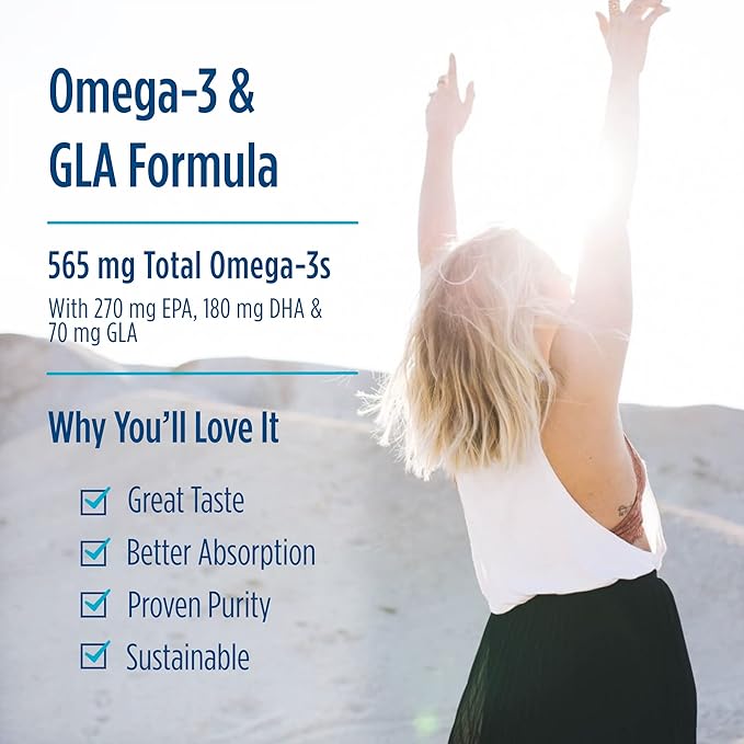 Nordic Naturals Complete Omega, Lemon Flavor 60 Soft 565 mg Omega-3 - 30 Servings