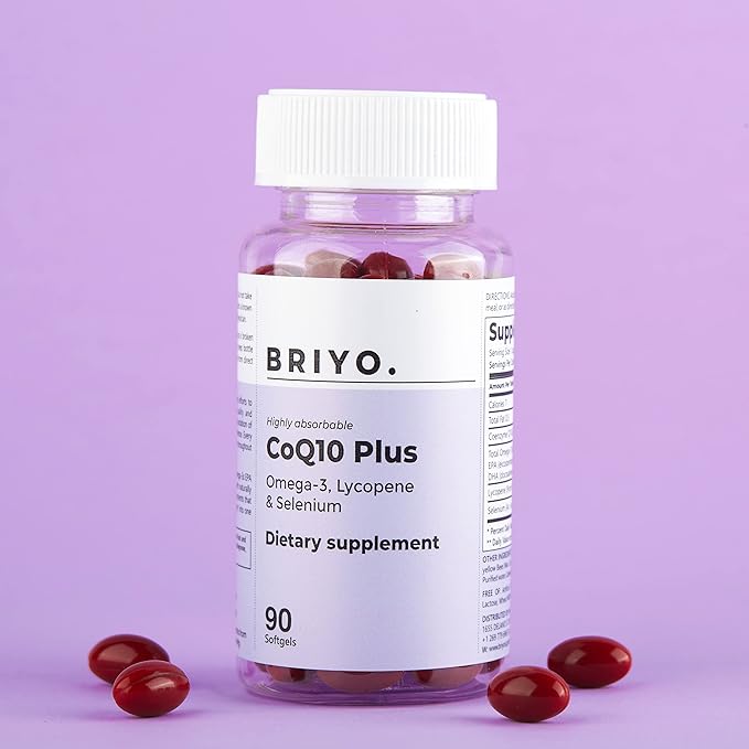 Highly absorbable CoQ10 100 mg Plus Omega-3 with (90 softgels)