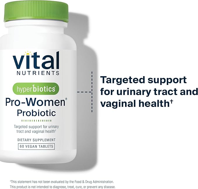 Hyperbiotics Vital Nutrients Pro-Women Probiotic 60 Tablets