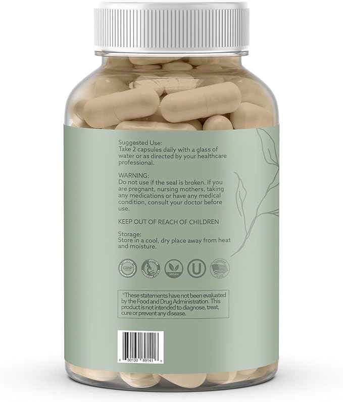 Multi-Mushroom Supplement - Complex For Brain, 60 Capsules