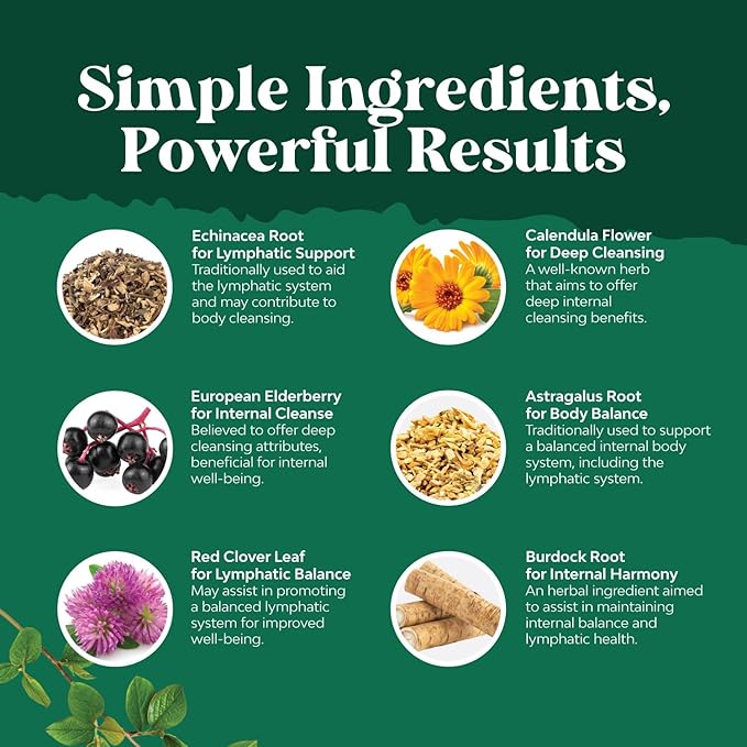 Certified Organic Lymphatic Drainage Drops 30 Servings