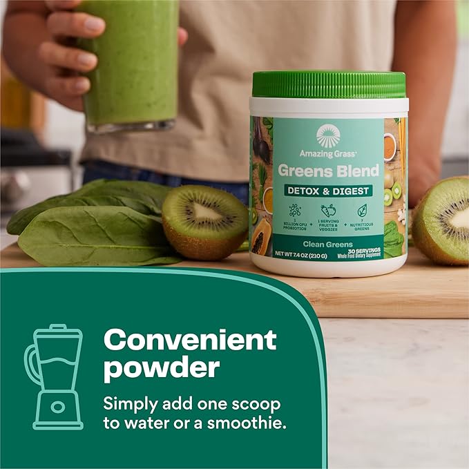 Amazing Grass Greens Superfood Detox & 30 Servings
